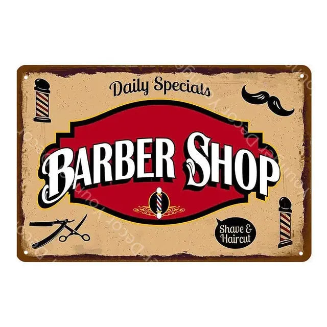Barber Vintage Metal #15 My Store