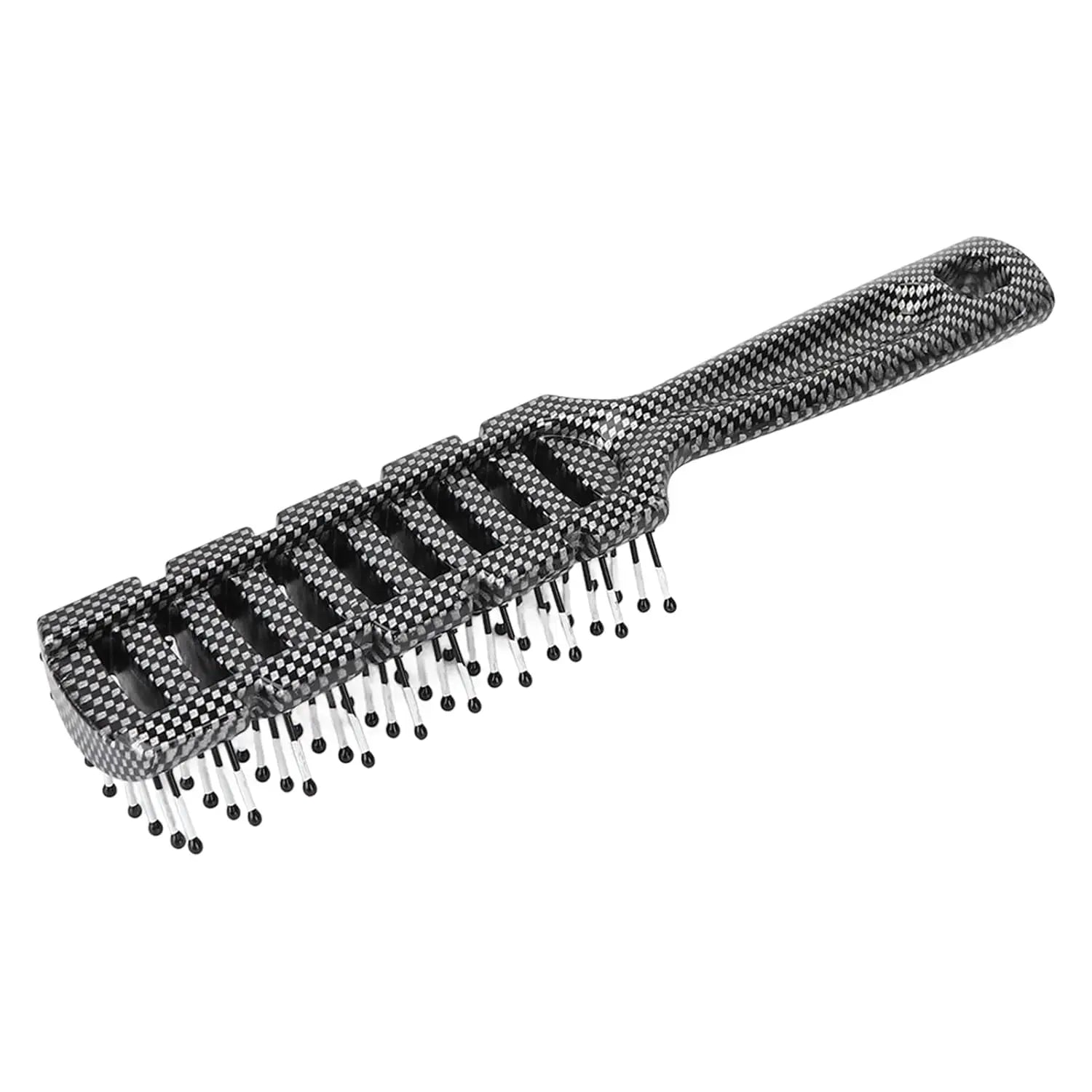 Ventilerad Frisörborste i Kolfibermönster BarberCity