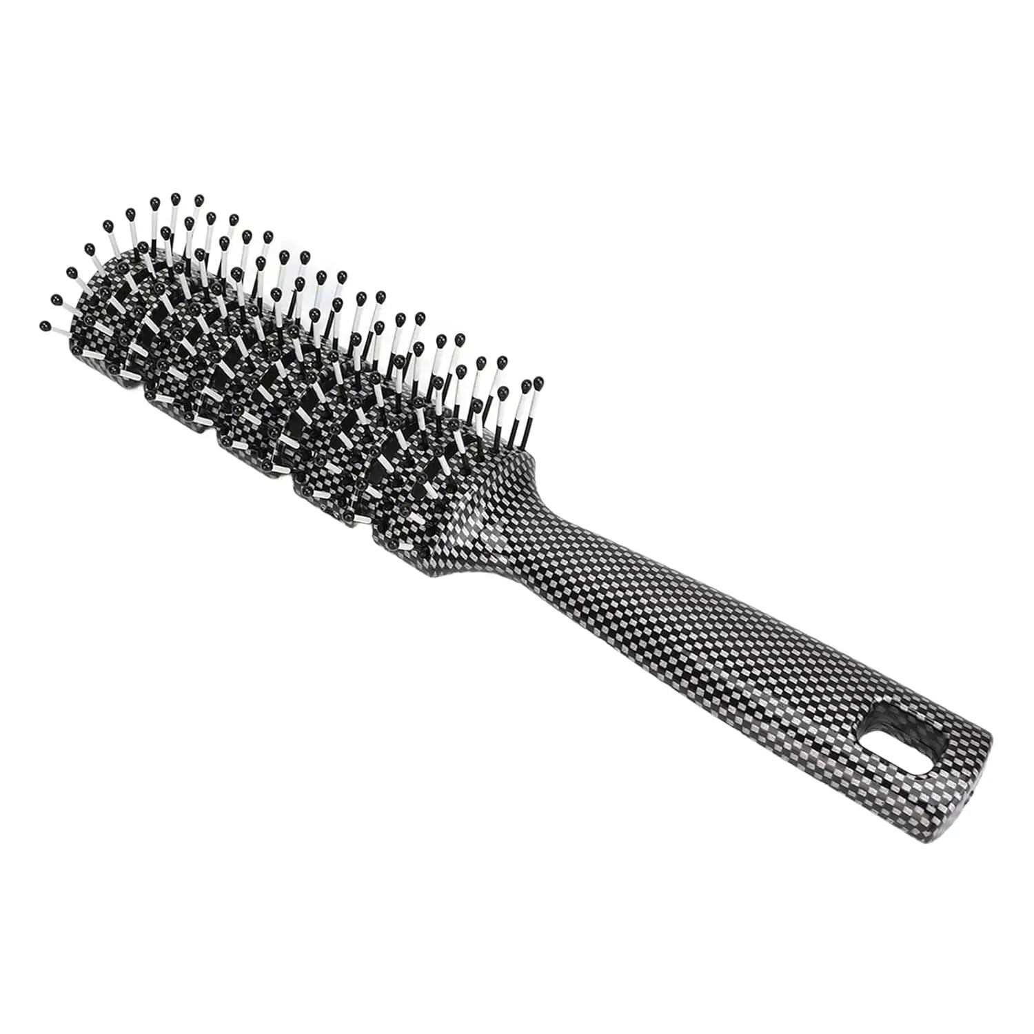 Ventilerad Frisörborste i Kolfibermönster BarberCity