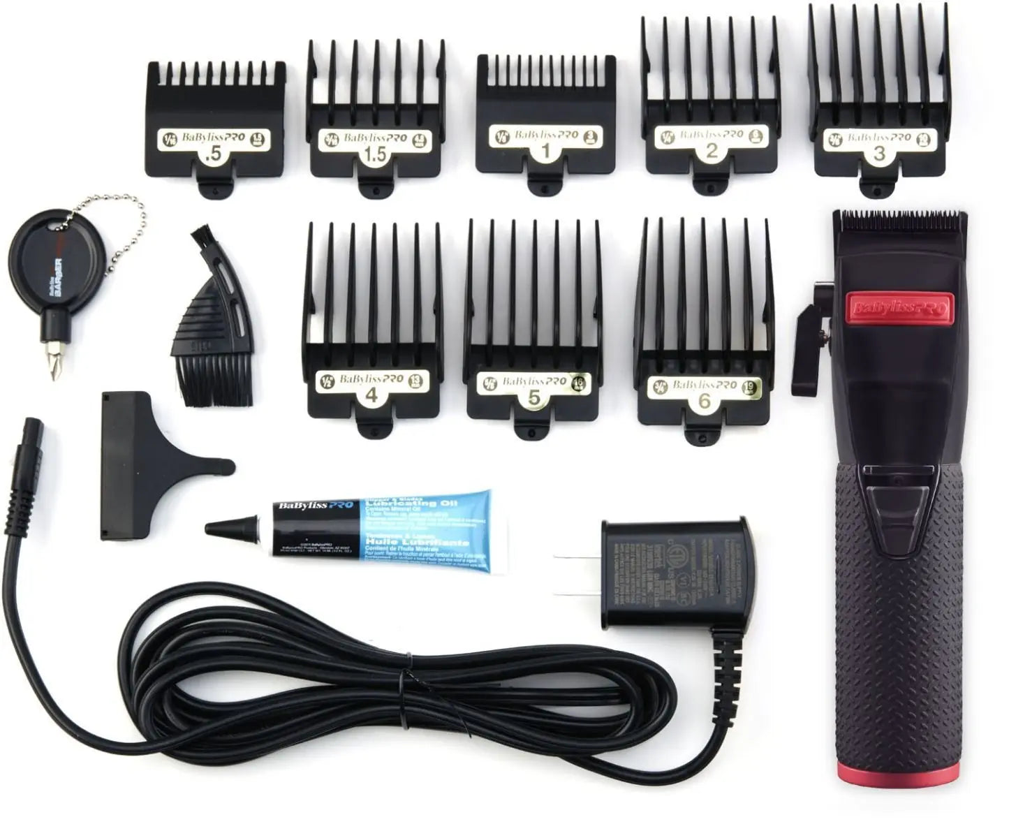 BaByliss Pro Red & Black FX BOOST+ Clipper