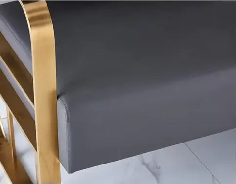 Waiting Chair Black-Gold