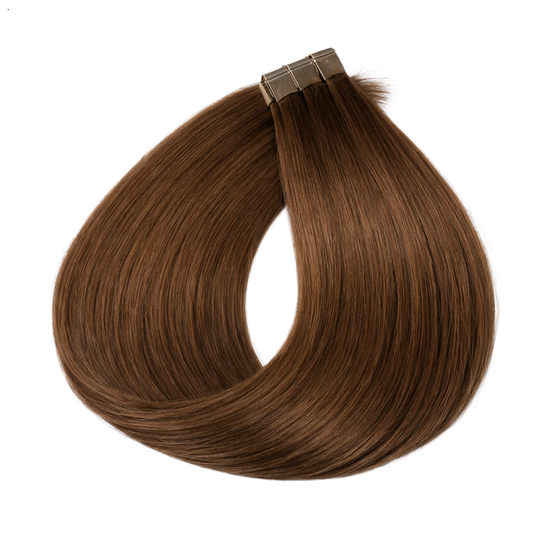 Tape-in Löshår Äkta Remy – Dark Blonde 6.0 (Color #6) | 60 cm