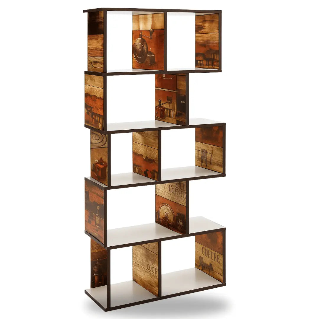Dekorativ Hylla med Kaffemotiv BarberCity
