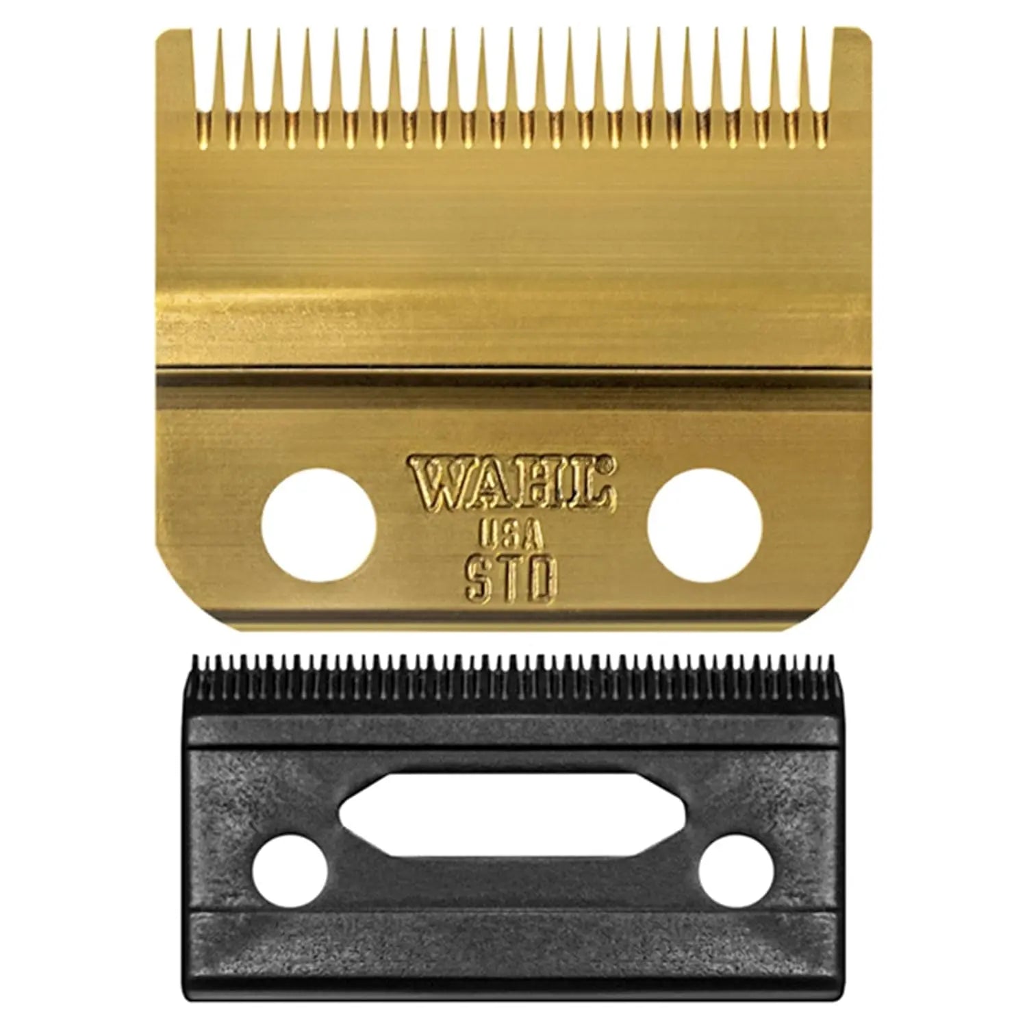 Wahl Professional Stagger Tooth Gold Blade Set DLC Titanium WAHL