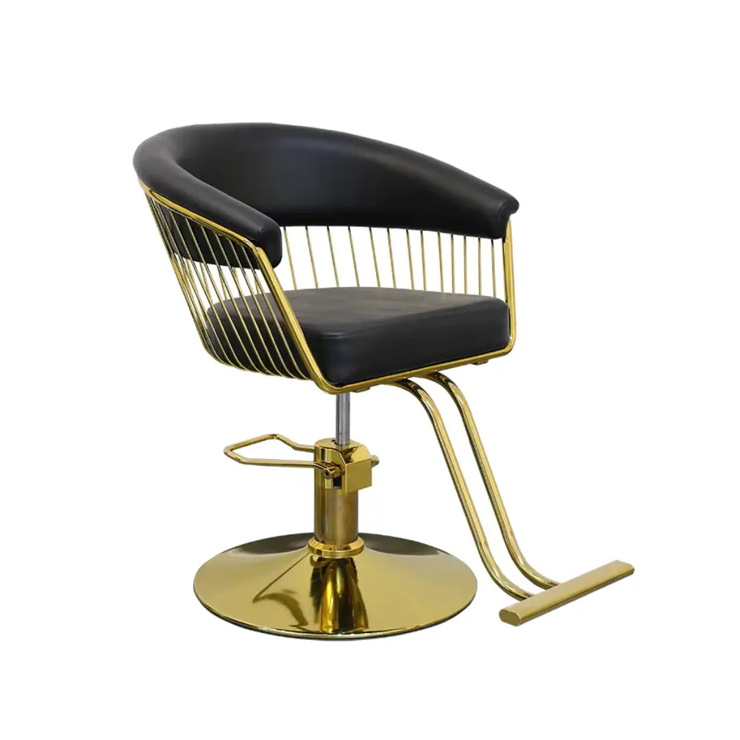 Styling Chair Black - gold My Store