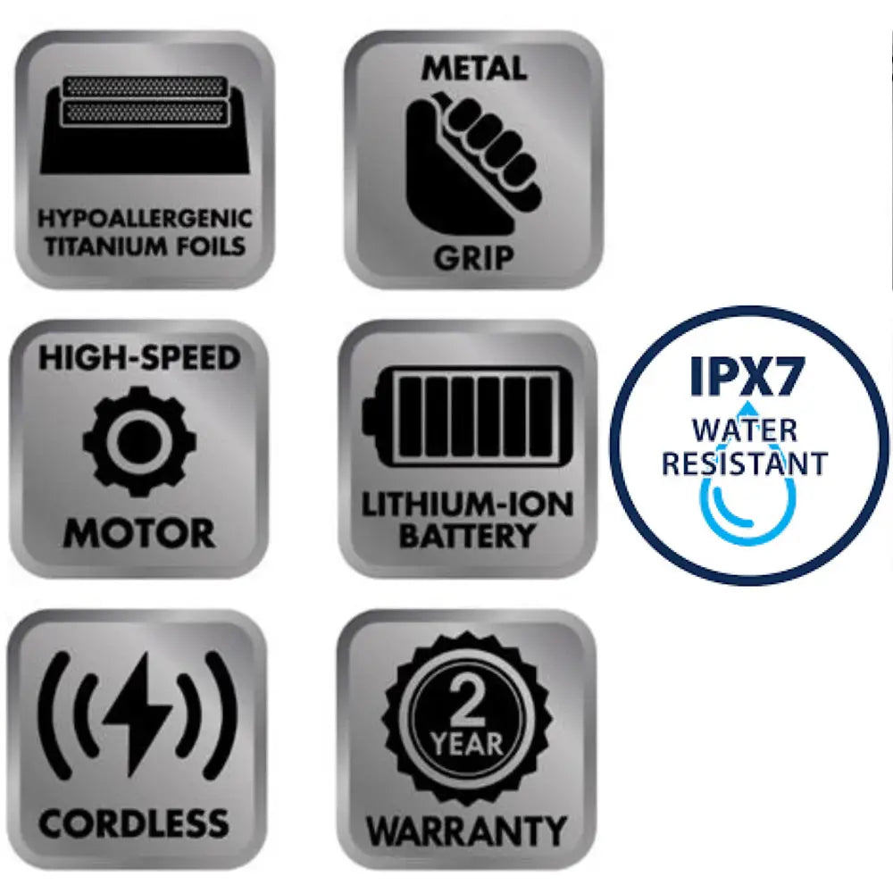 BaBylissPRO COREFX Compact Double Foil Shaver - BarberCity