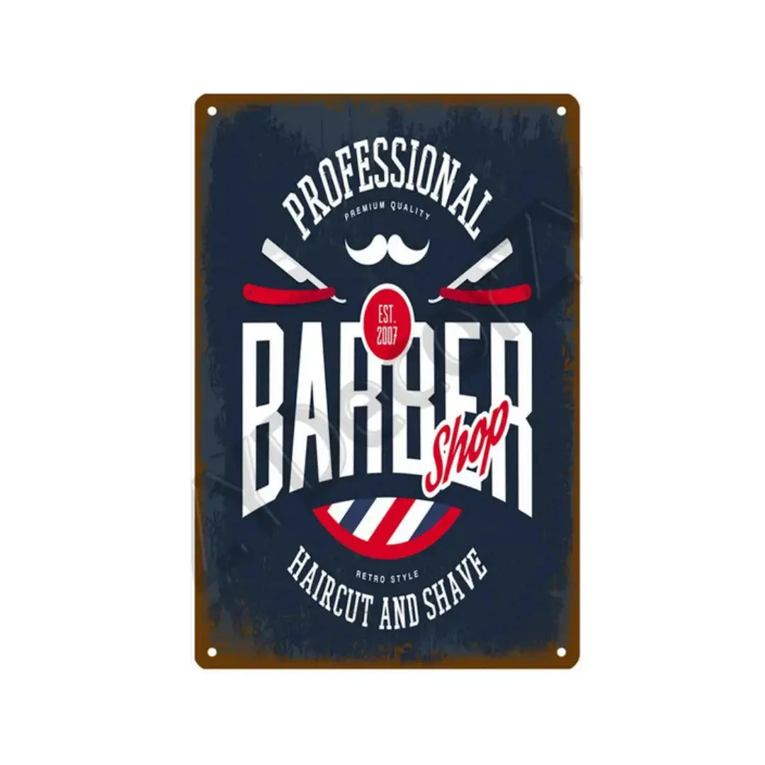 Barber Vintage Metal #36 My Store