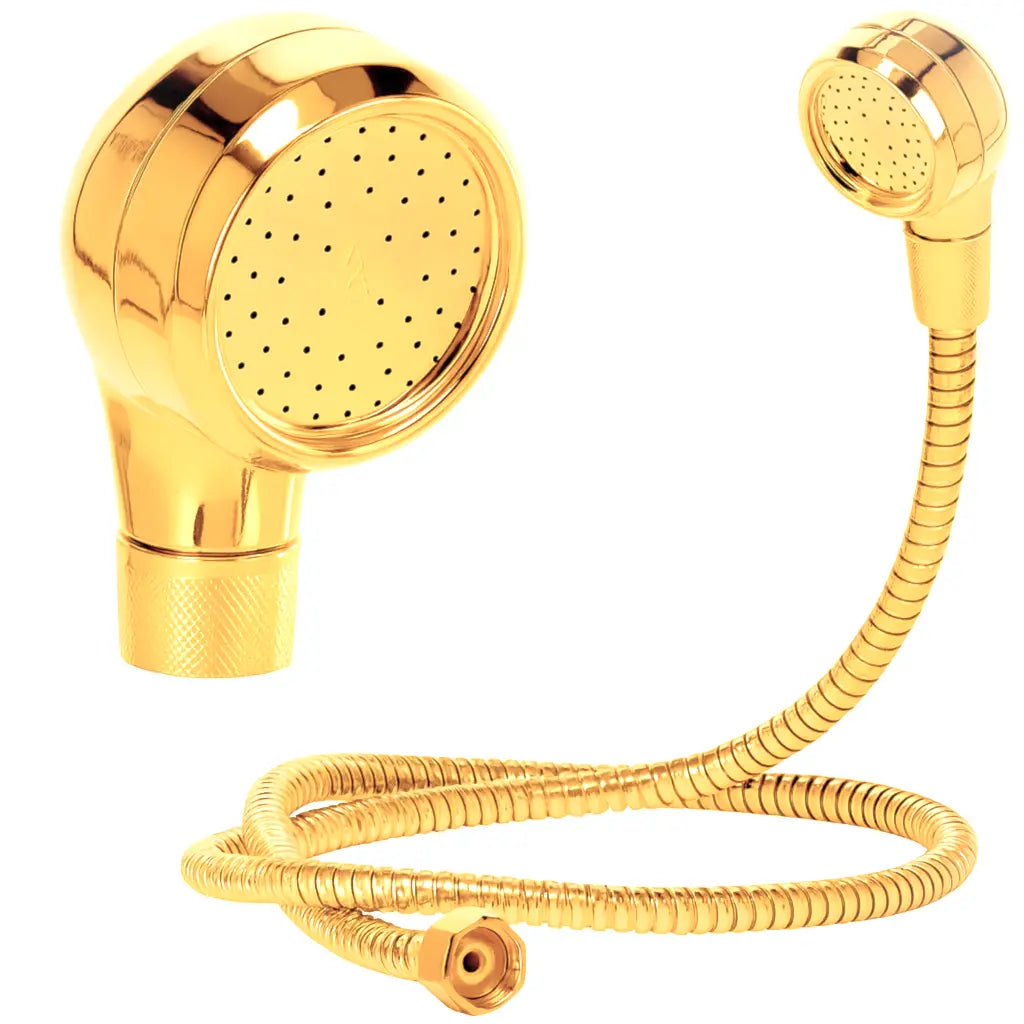 Universellt Guld Duschhandtag för Frisörtvätt BarberCity