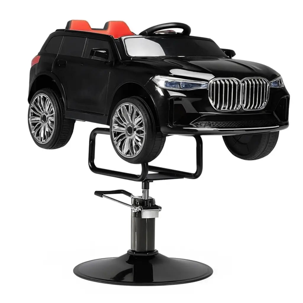 Barnfrisörstol – SUV Design, Svart BarberCity