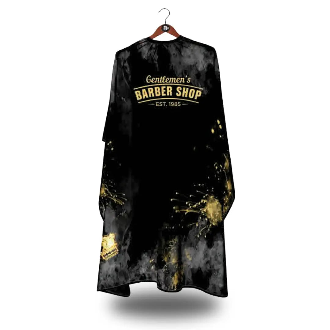 Gold Splash Cape - Klippkappa BarberCity