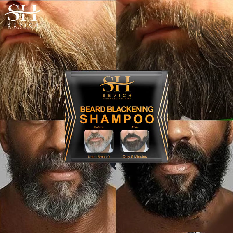 Beard Blackening Shampoo for Men