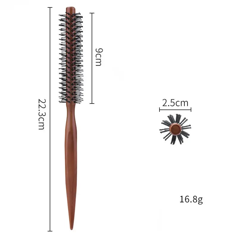 Rundborste i trä – 22,3 cm