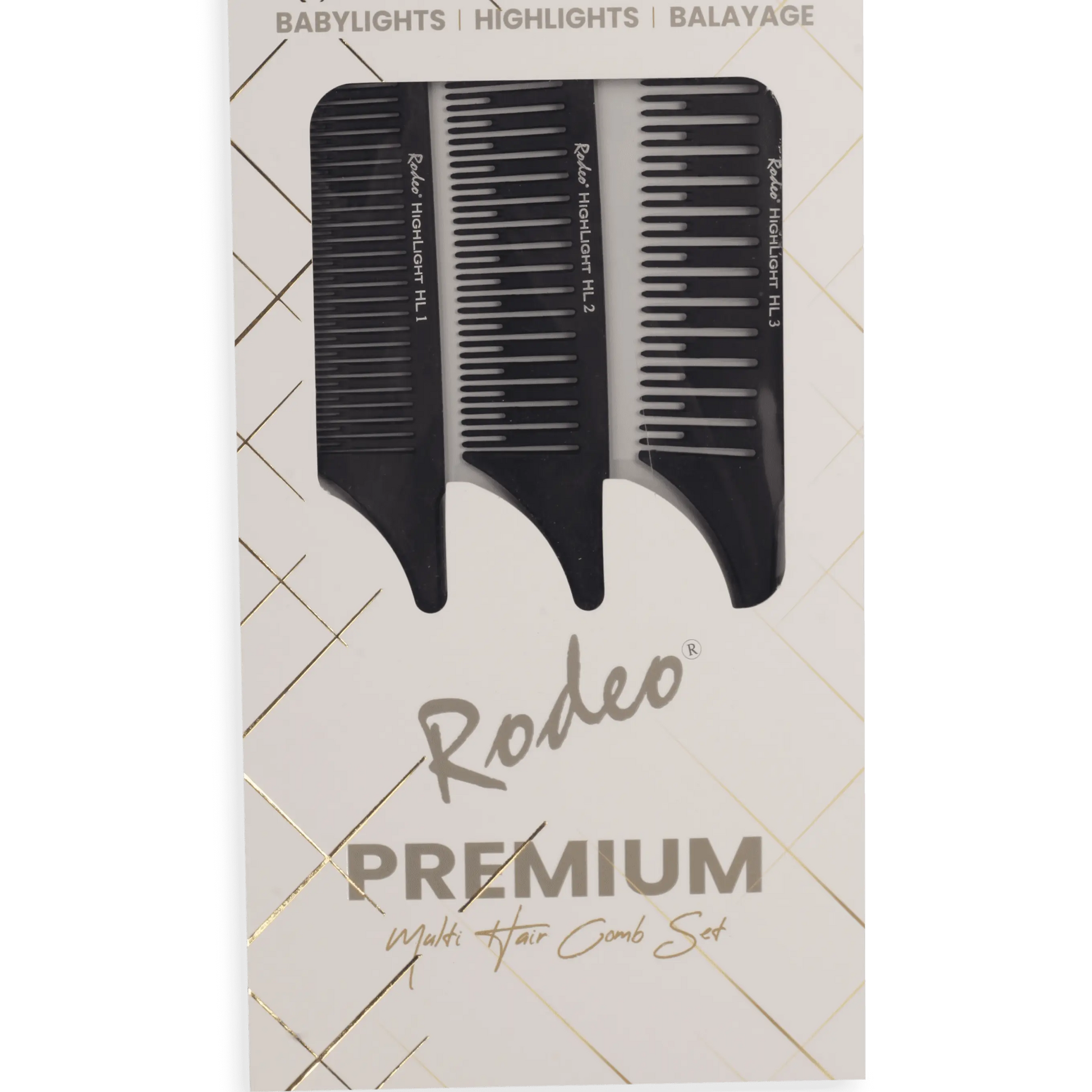 Rodeo Professional Premium Multi Hair Comb Set Rodeo Professional