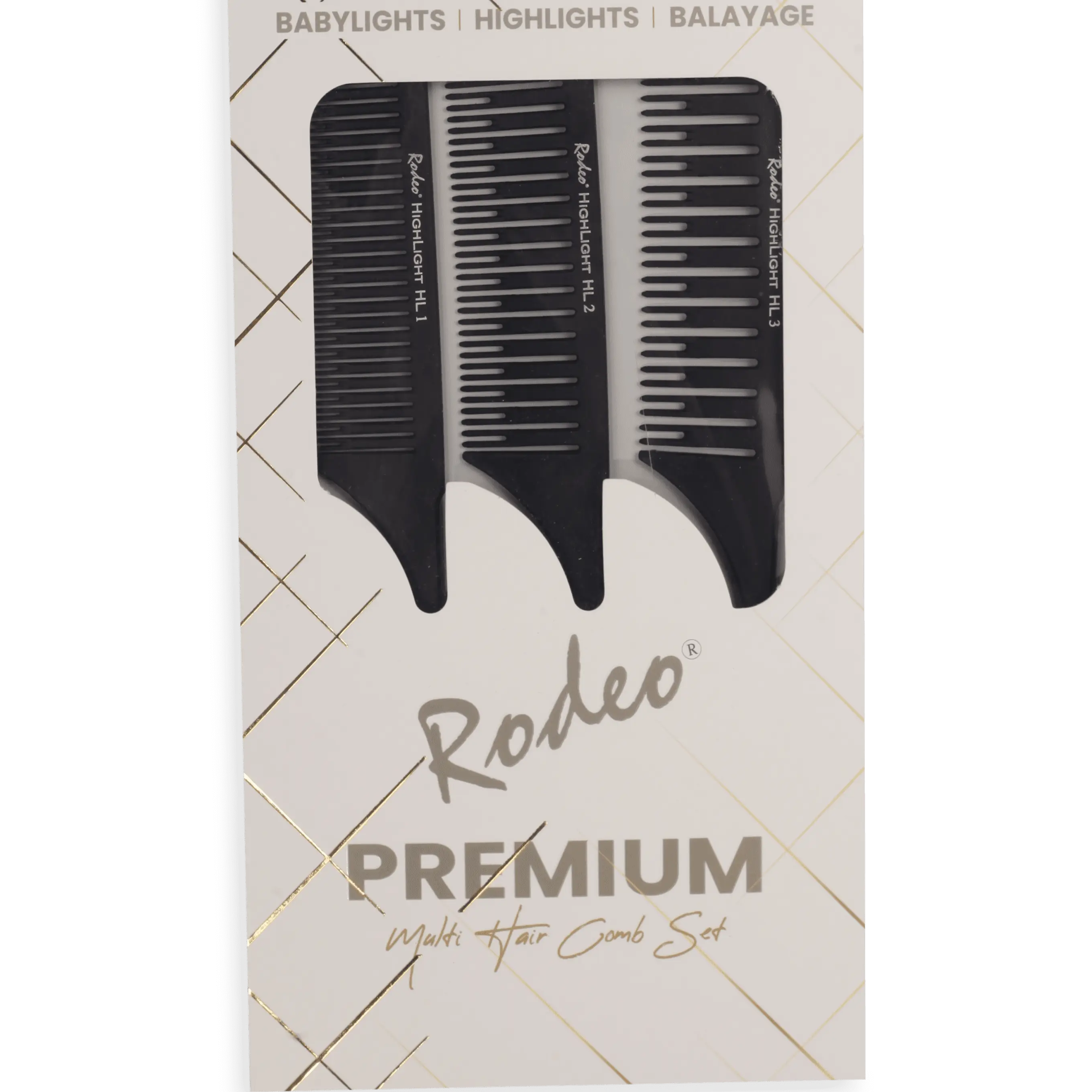 Rodeo Professional Premium Multi Hair Comb Set