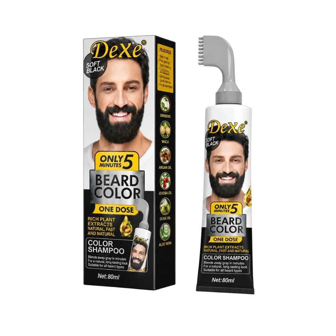 Dexe Beard Color Shampoo Soft Black 80 ml DEXE