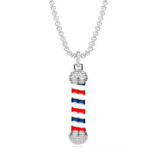 Pole hänge halsband lyxiga långa kedjan Grå My Store