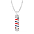 Pole hänge halsband lyxiga långa kedjan Grå My Store