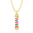 Pole hänge halsband lyxiga långa kedjan Guld My Store