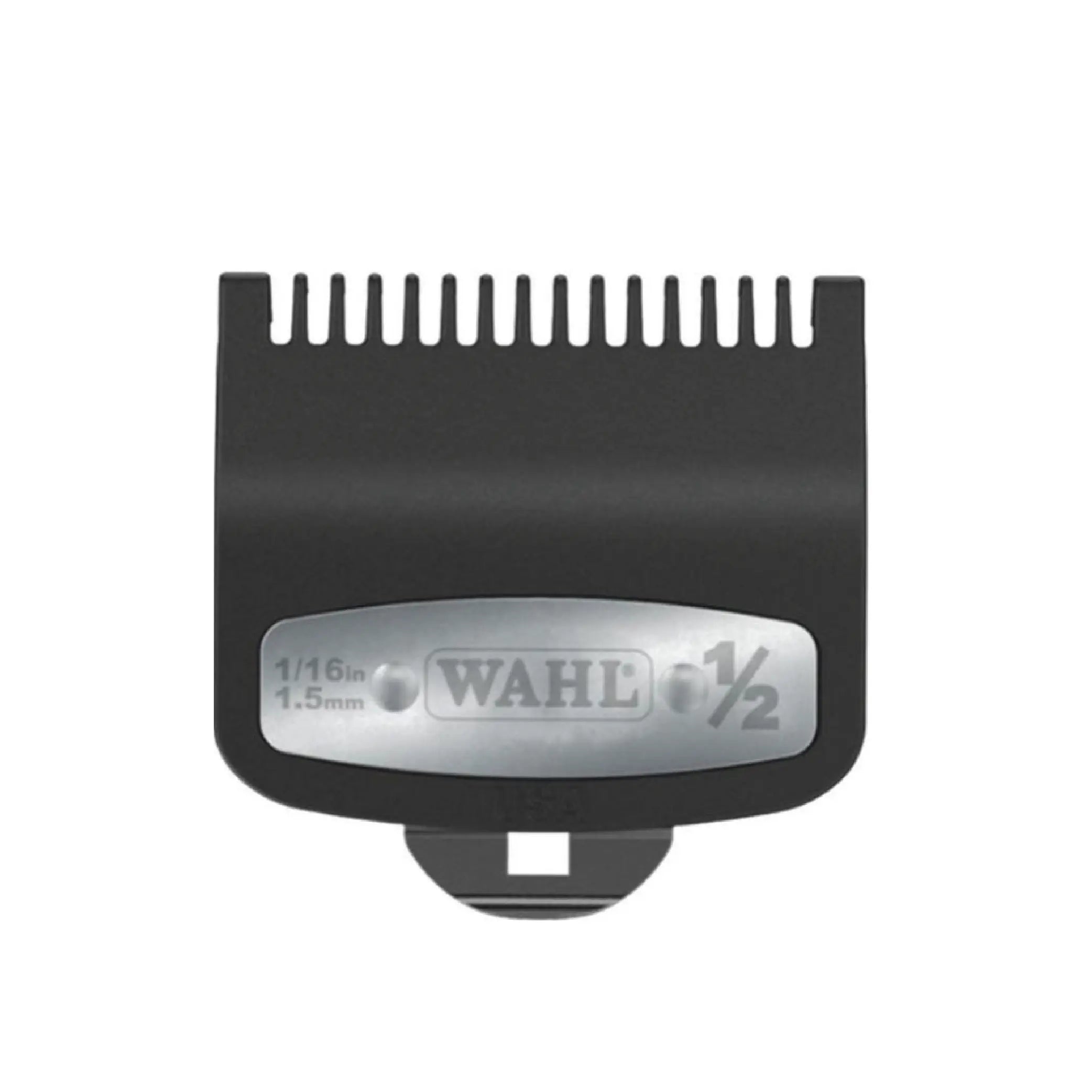  Wahl Premium Cutting Guide Comb #1/2 (1/16") model 3354-1000 with stainless steel metal clip.