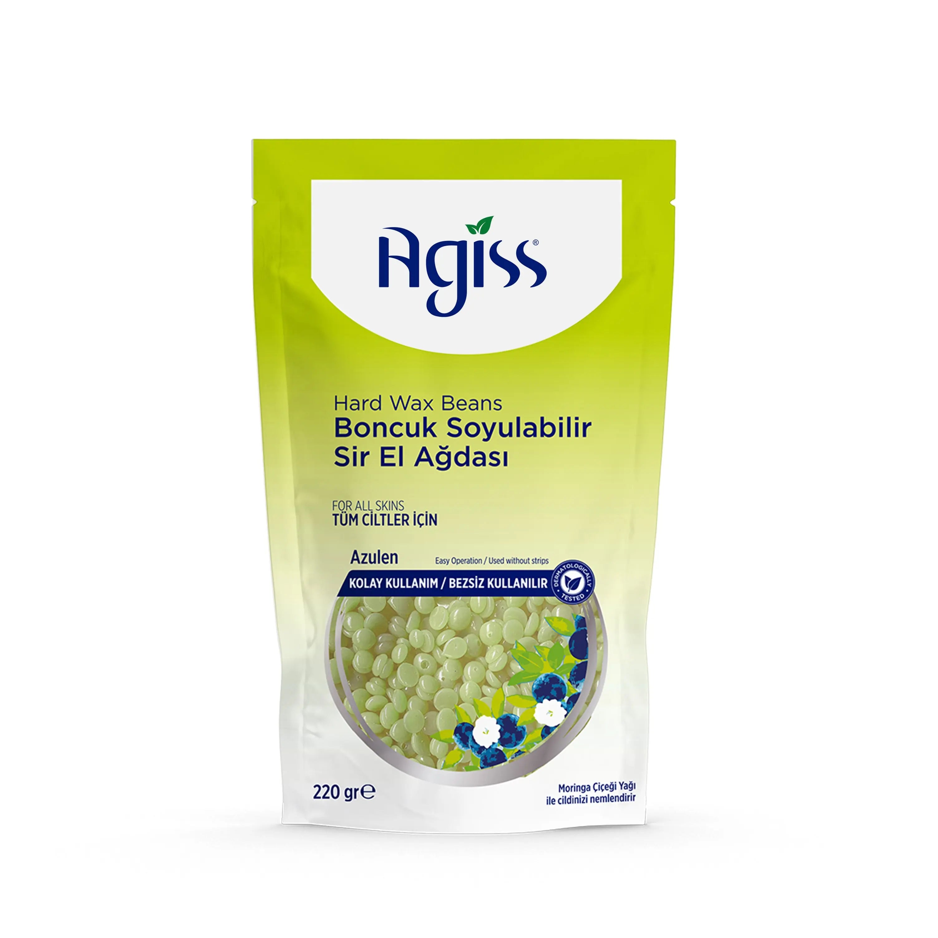 Agiss Boncuk Hårborttagningsvax – Pärlvax Azulen AGISS