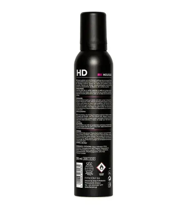 HD VOLUME ΜΟUSSΕ ULTRA STRONG 250ΜL With keratin and Pro-Vitamin B5